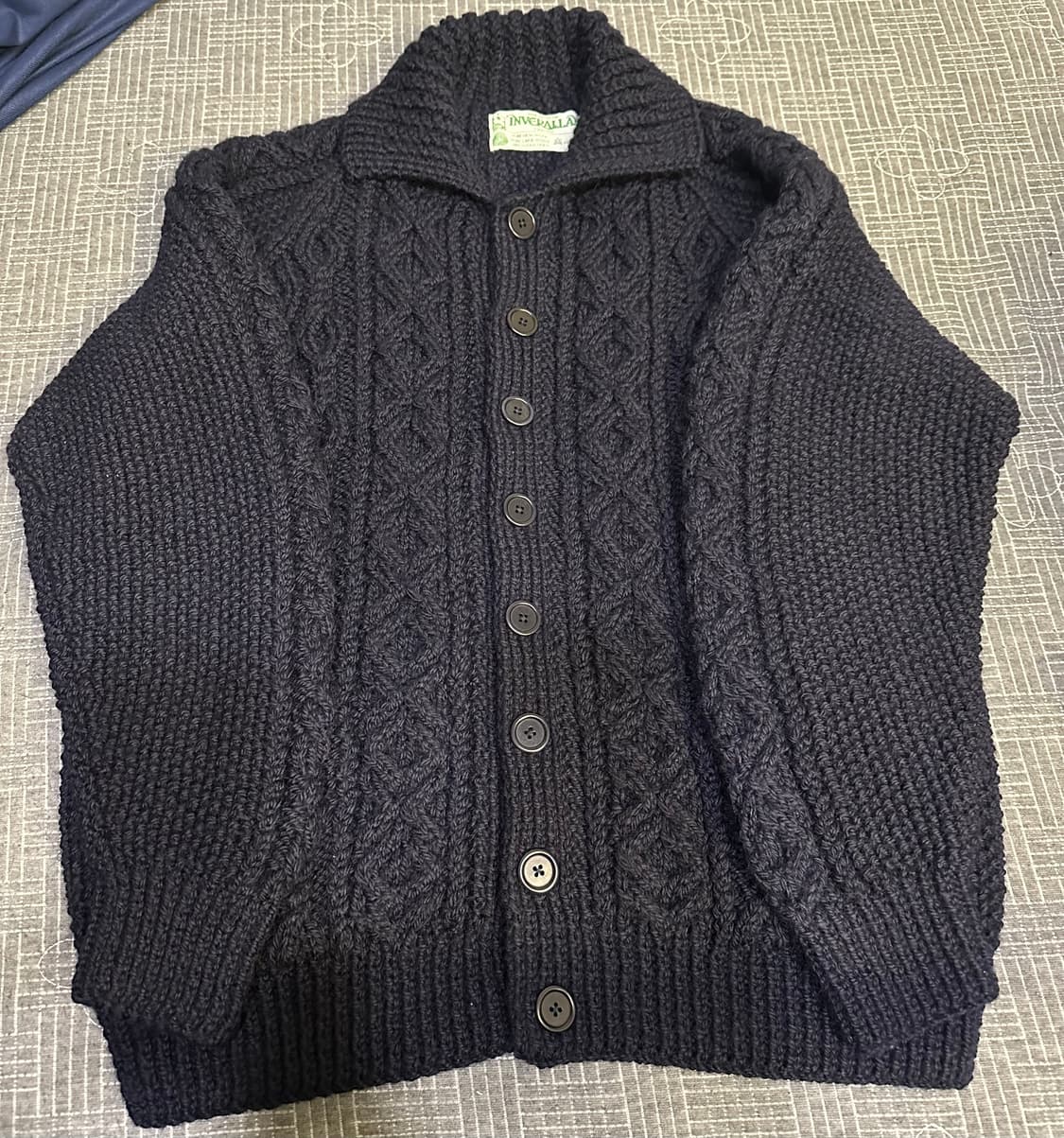 인버알란 3A 럼버가디건 네이비 40 상품이미지1