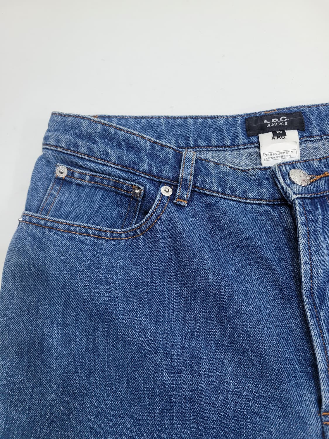 A.P.C. 아페쎄 JEAN 80'S 배기핏 데님 청바지 / 여 28
 상품이미지4