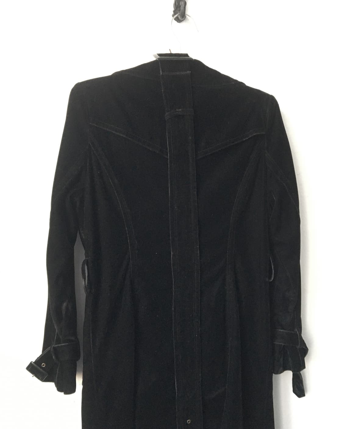 Belted velour jacket 상품이미지3