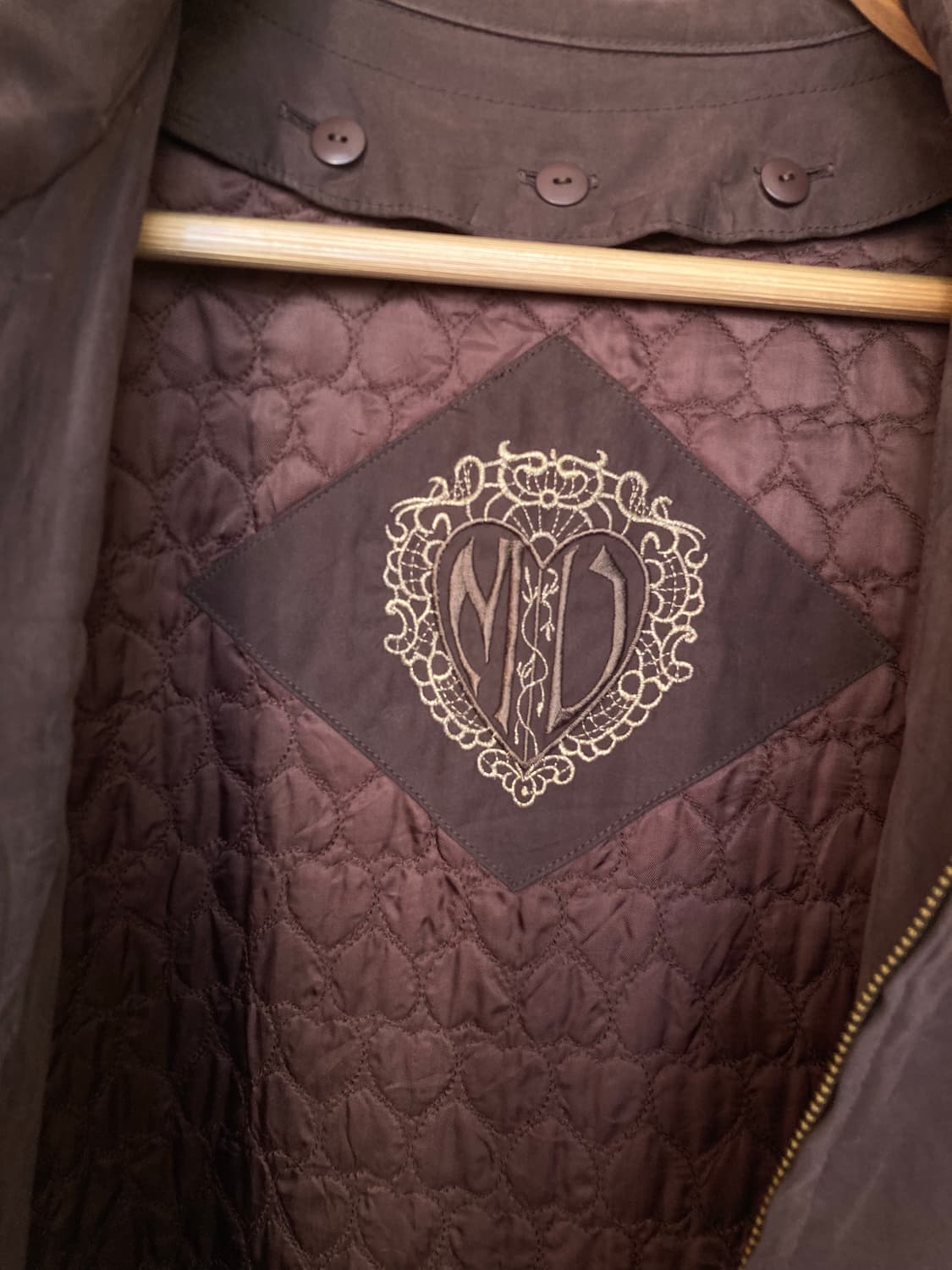 안감 탈부착 하트 디테일 야상 상품이미지7