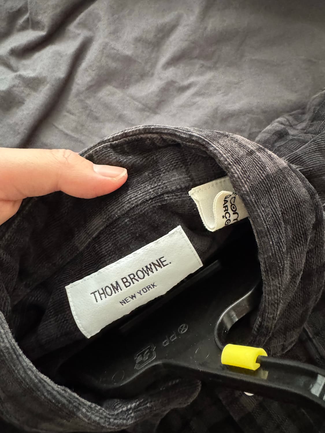 꼼데가르송 톰브라운 10꼬르소꼬모 체크 코듀로이 셔츠 (2) 상품이미지7