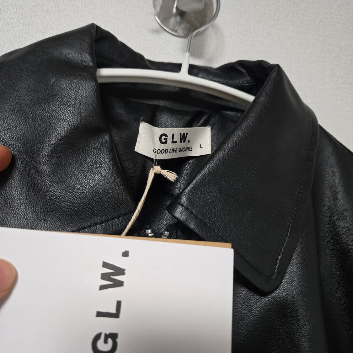 굿라이프웍스 에코레더 싱글 자켓 (새상품) /남성 자켓/ 남자 자켓  상품이미지2