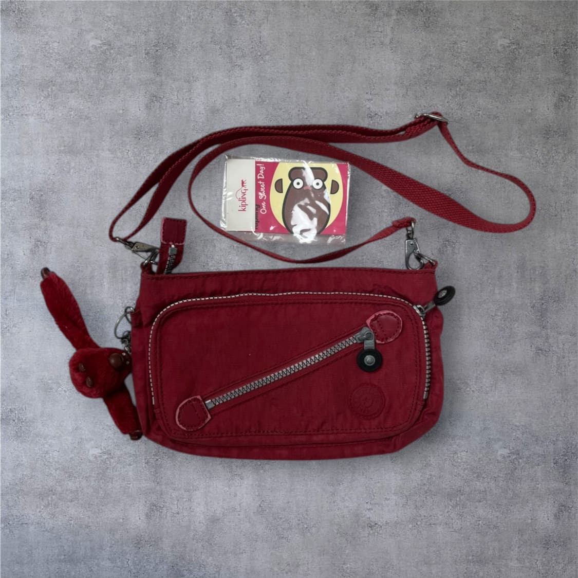 키플링 Kipling 레드 밀로스 미니 크로스백 상품이미지1