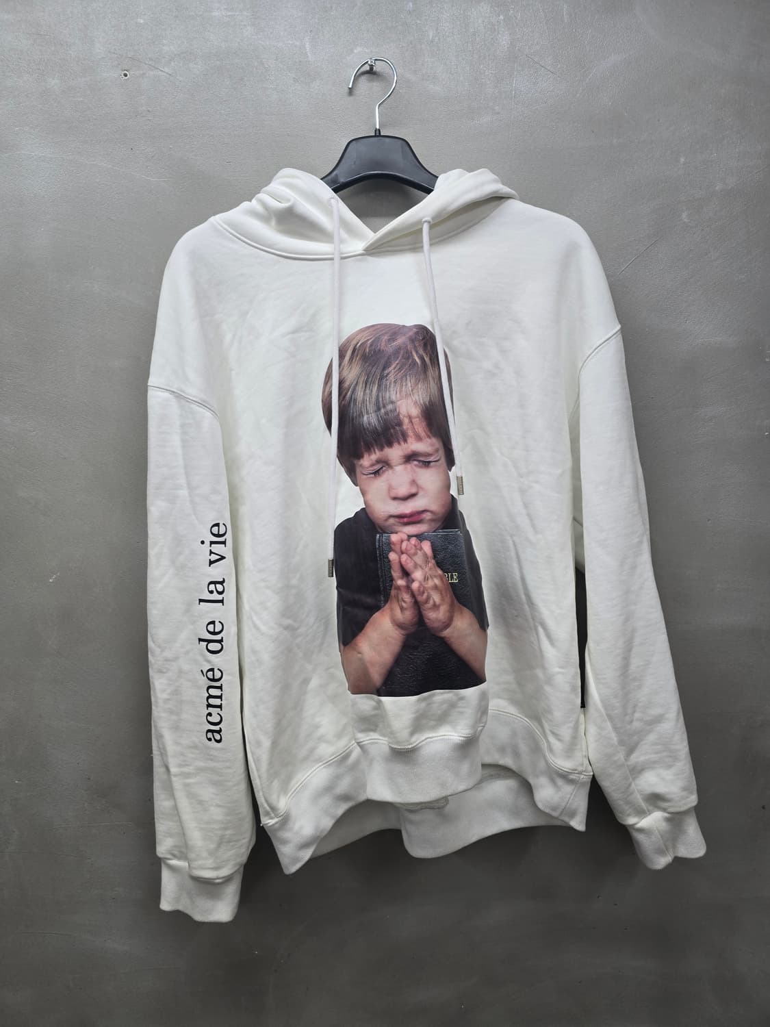 아크메드라비 ADLV 화이트 후드티  상품이미지1