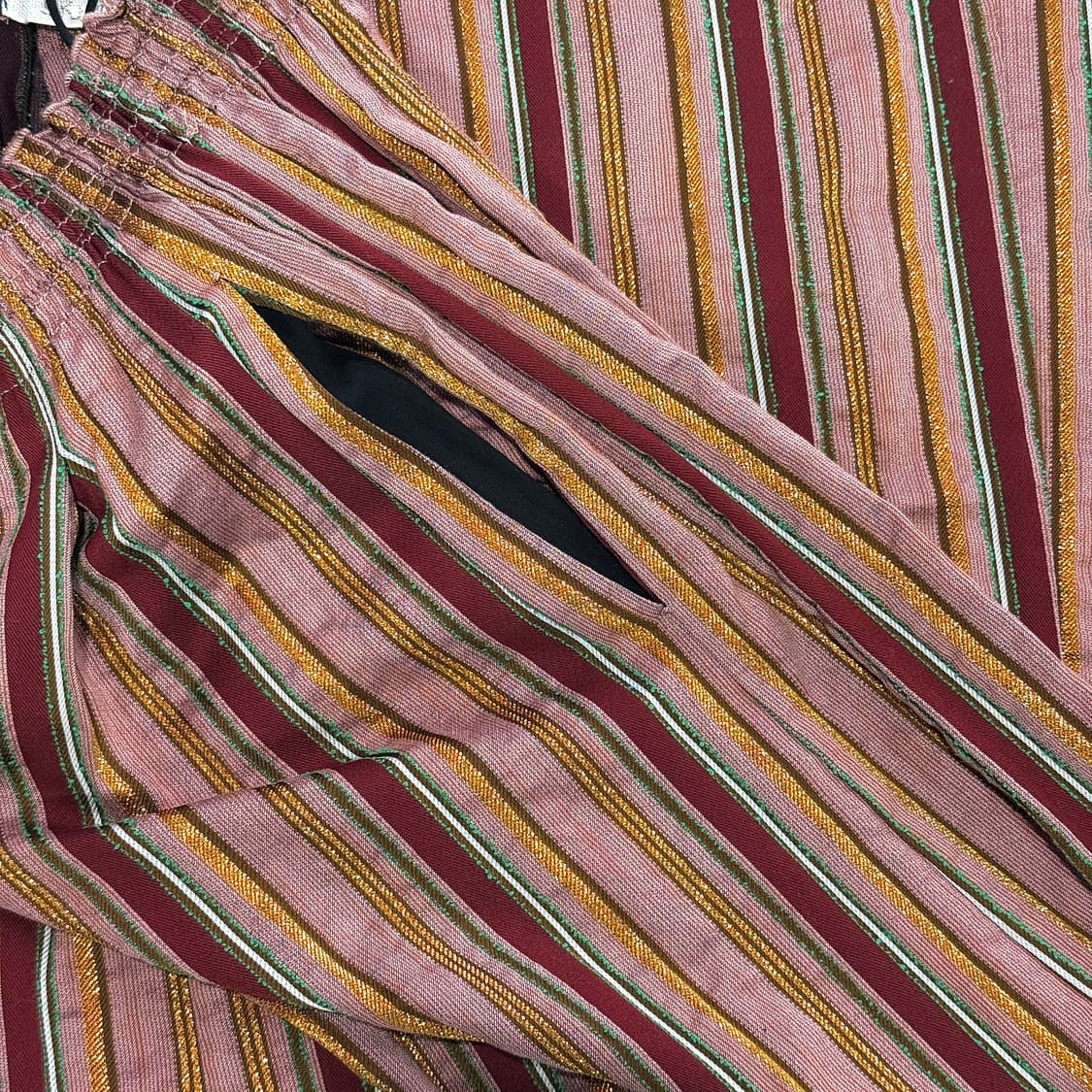 포르테포르테 메탈 스트라이프 스커트 상품이미지3