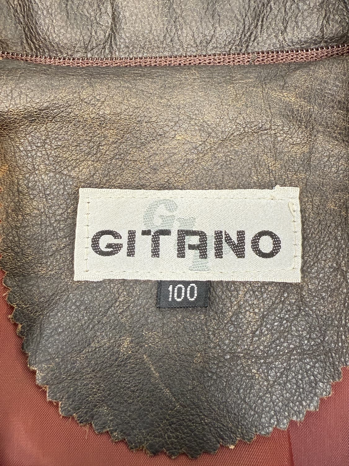 지타노 90‘s 레더 봄버 자켓 상품이미지6