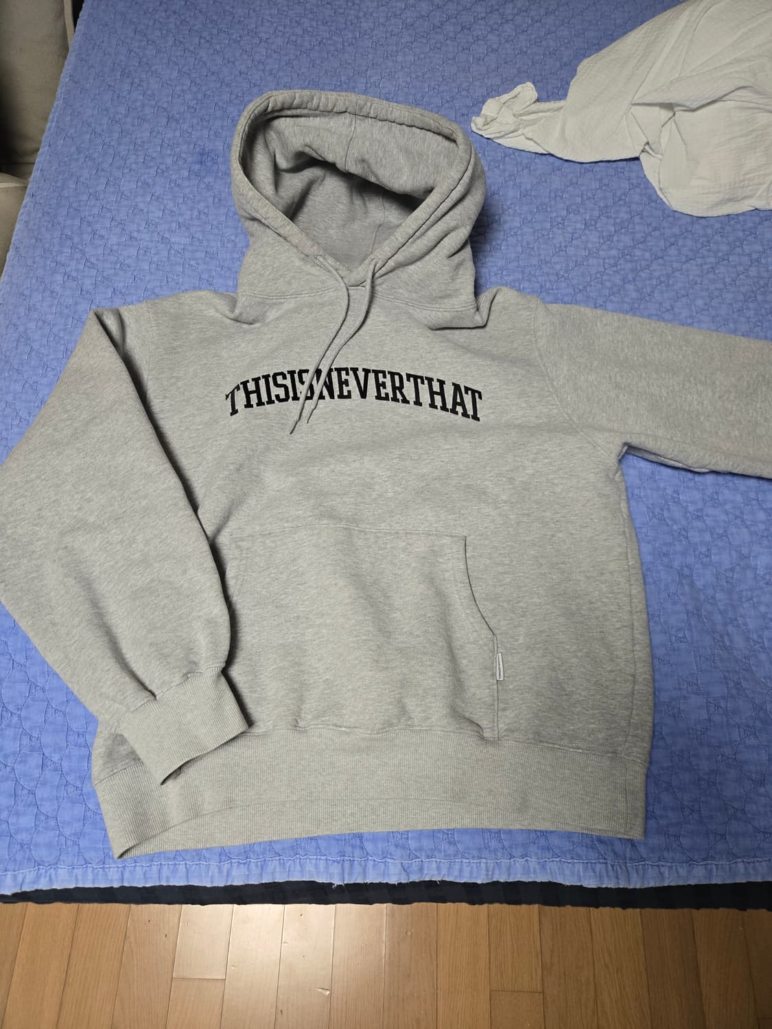 디스이즈네버댓 회색 기모 후드티 L사이즈 상품이미지1