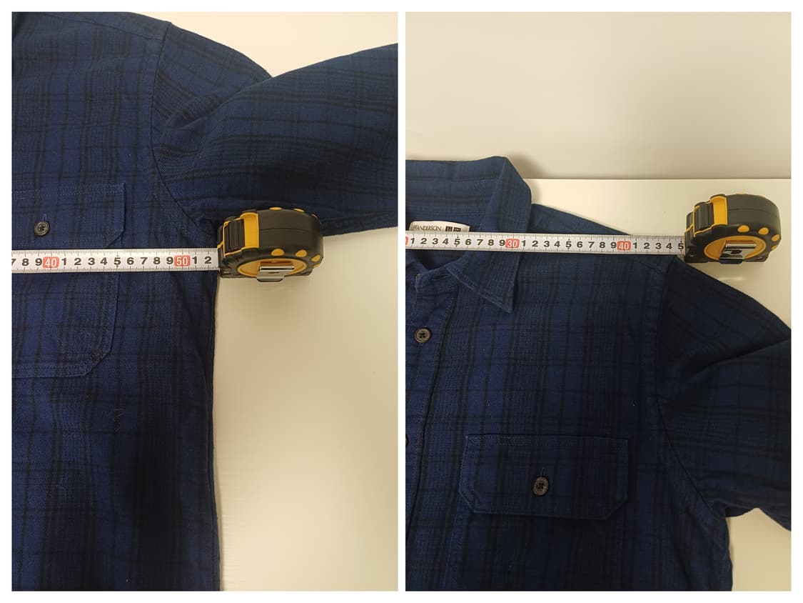 유니클로-jw앤더슨 플라넬 셔츠 [M] 상품이미지8