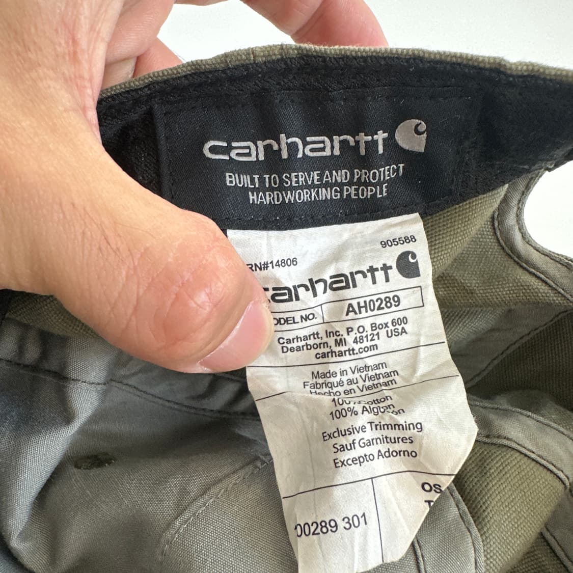 Carhartt 칼하트 오데사 레더 로고 볼캡 상품이미지4