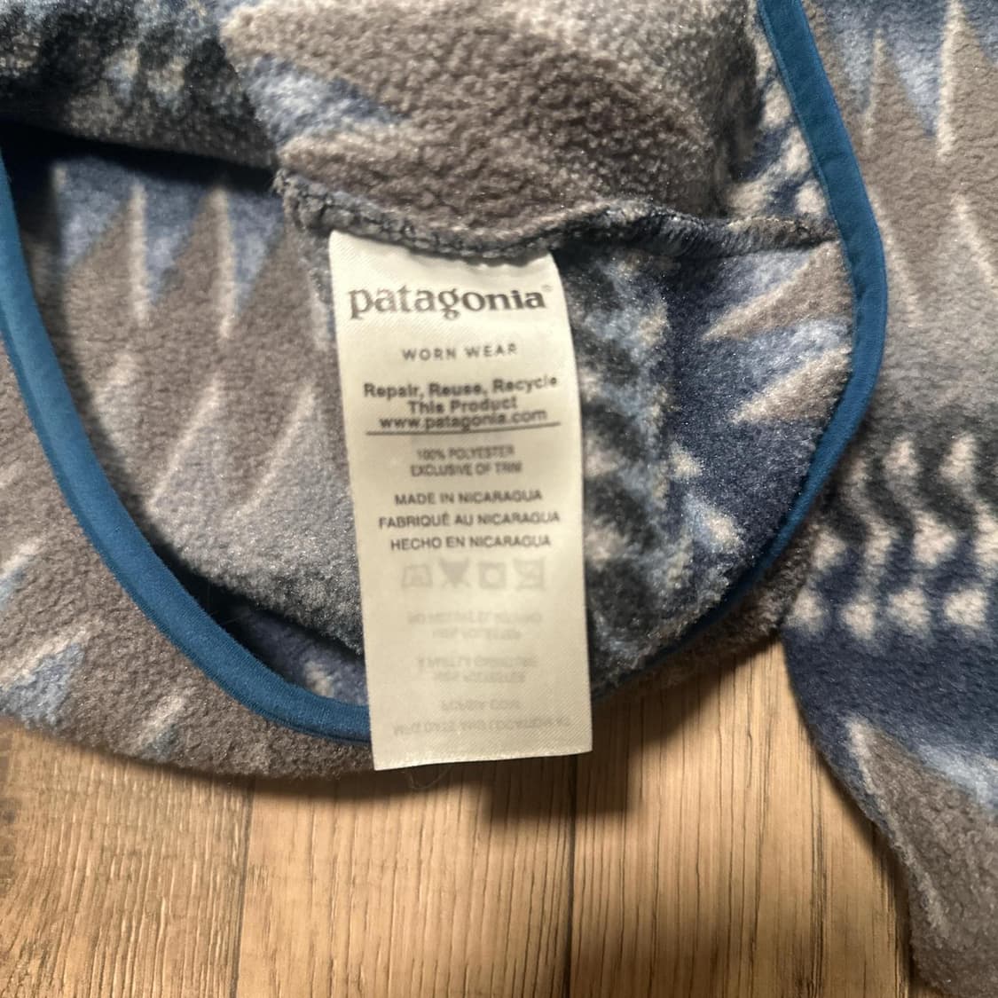 90s 파타고니아 신칠라 스냅-티 플리스 풀오버 상품이미지3