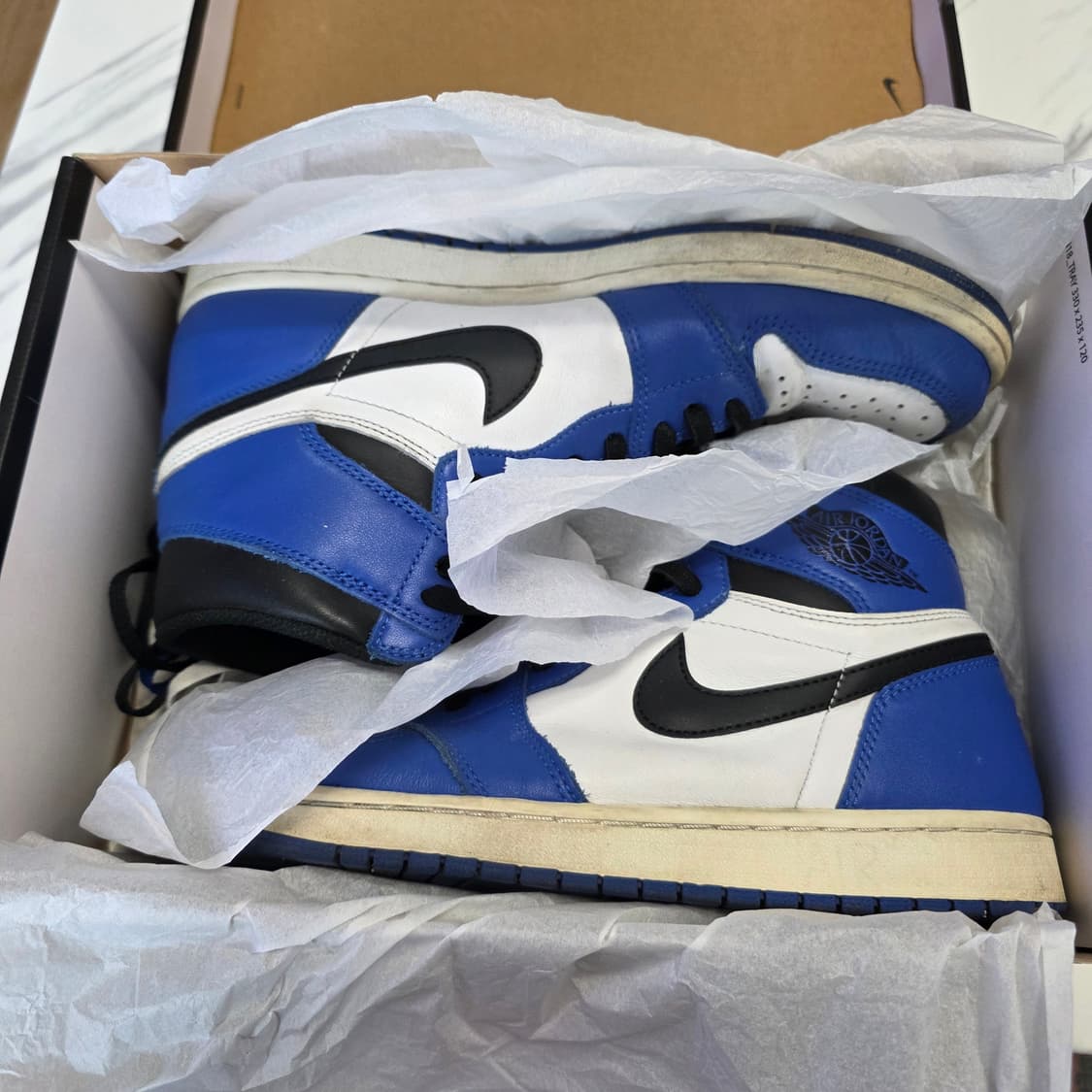 나이키 조던1하이 게임로얄 285사이즈 상품이미지5