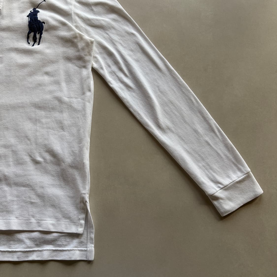 [M]폴로 랄프로렌 빅포니 프랑스 화이트 PK 롱슬리브 상품이미지8