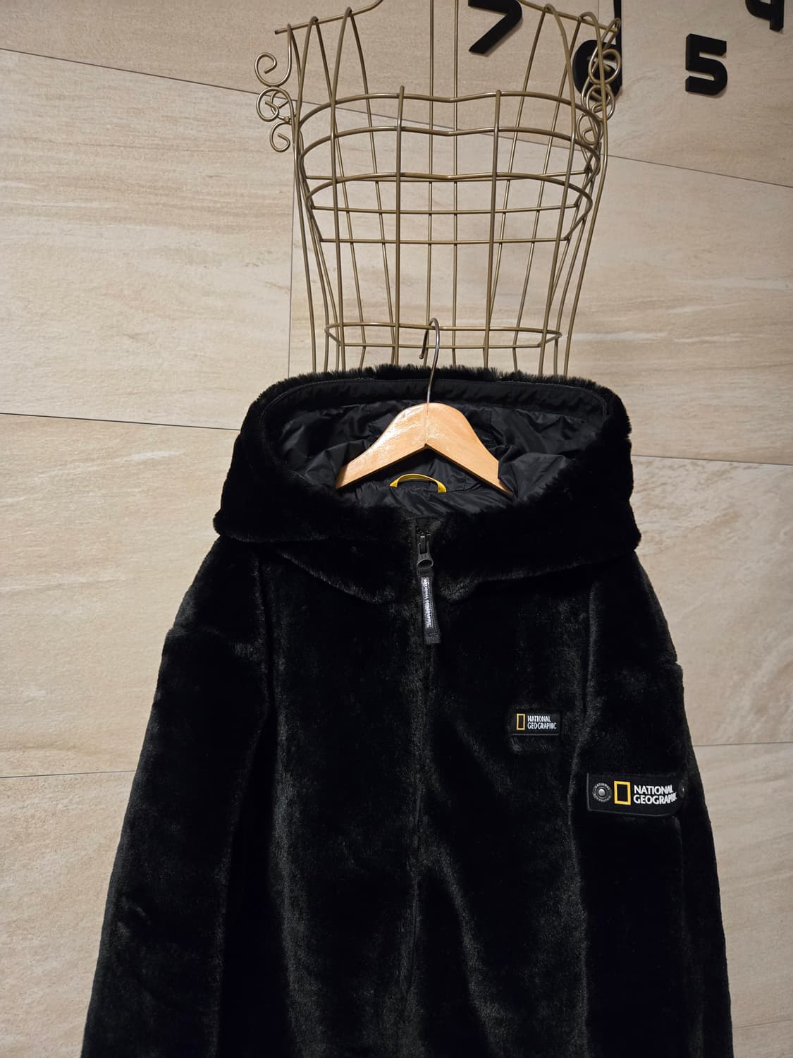 [140] 내셔널지오그래픽 밍크퍼 아동 후드 자켓 상품이미지2