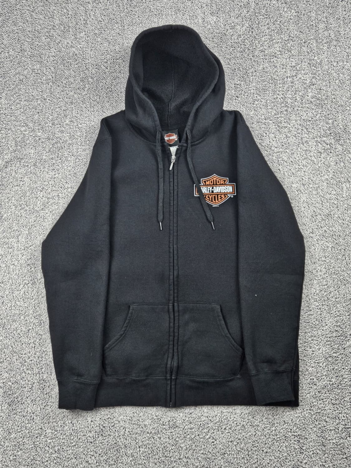 할리데이비슨 스몰로고 프린팅 후드 집업 ( L ) / 10446 상품이미지3
