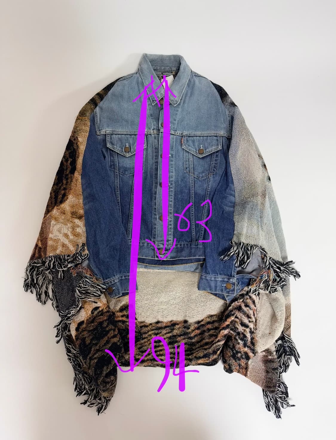 BLESS 판초데님자켓 상품이미지9