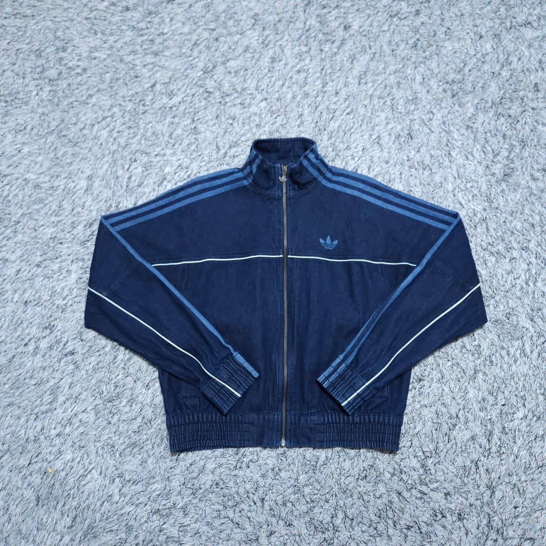아디다스) XS 여자 데님 트랙탑자켓 / 왕눈이샵 상품이미지1