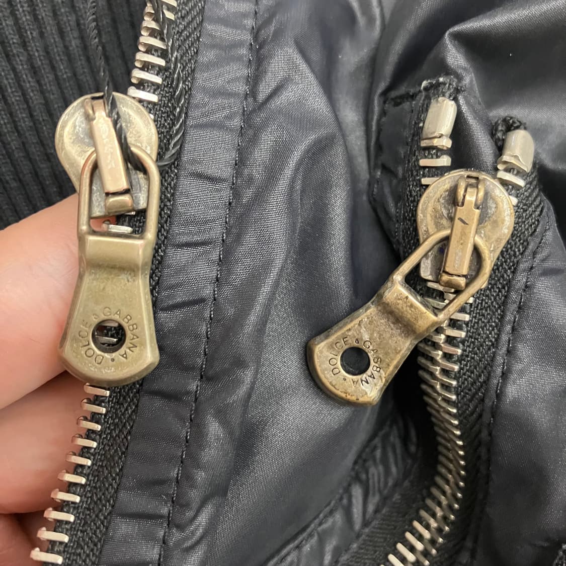 N257 돌체앤가바나 사선 봄버 자켓 ma1 상품이미지8