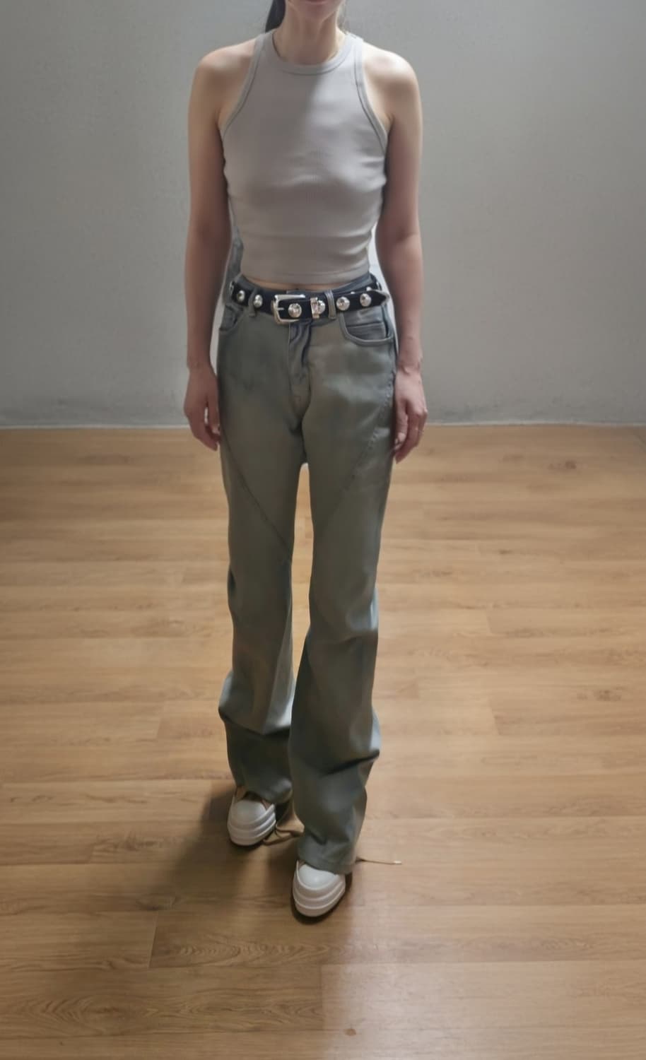 (24)릭 오웬스 BIAS 부츠컷 데님 팬츠 상품이미지2