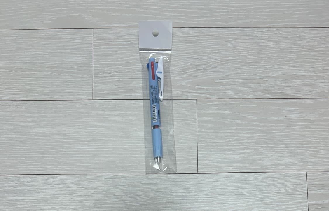 스누피 제트스트림 3색 볼펜 0.5mm 곰인형 블루 상품이미지2