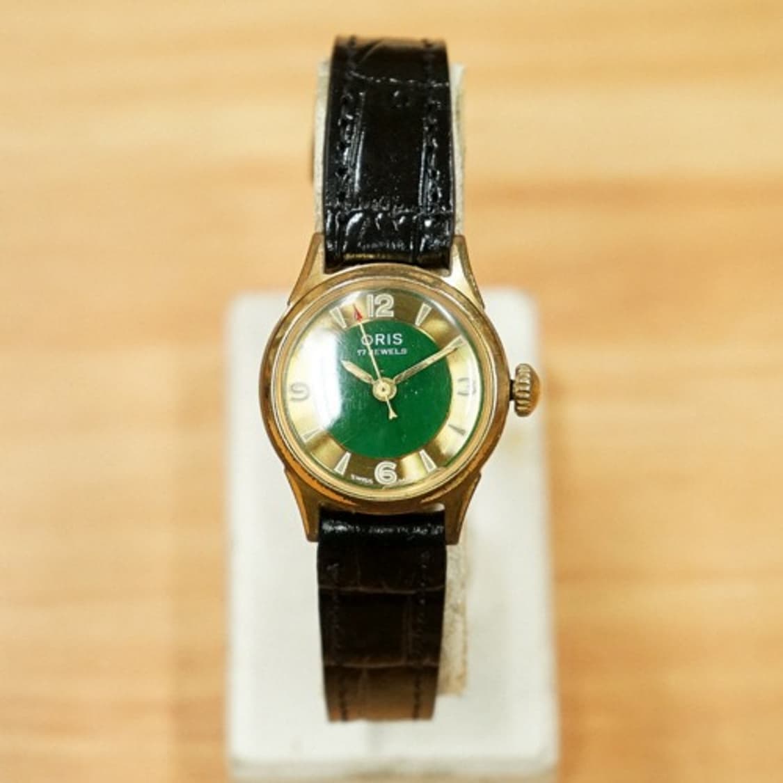 60s 오리스 여성용 골드 프레이트 수동 시계 상품이미지7