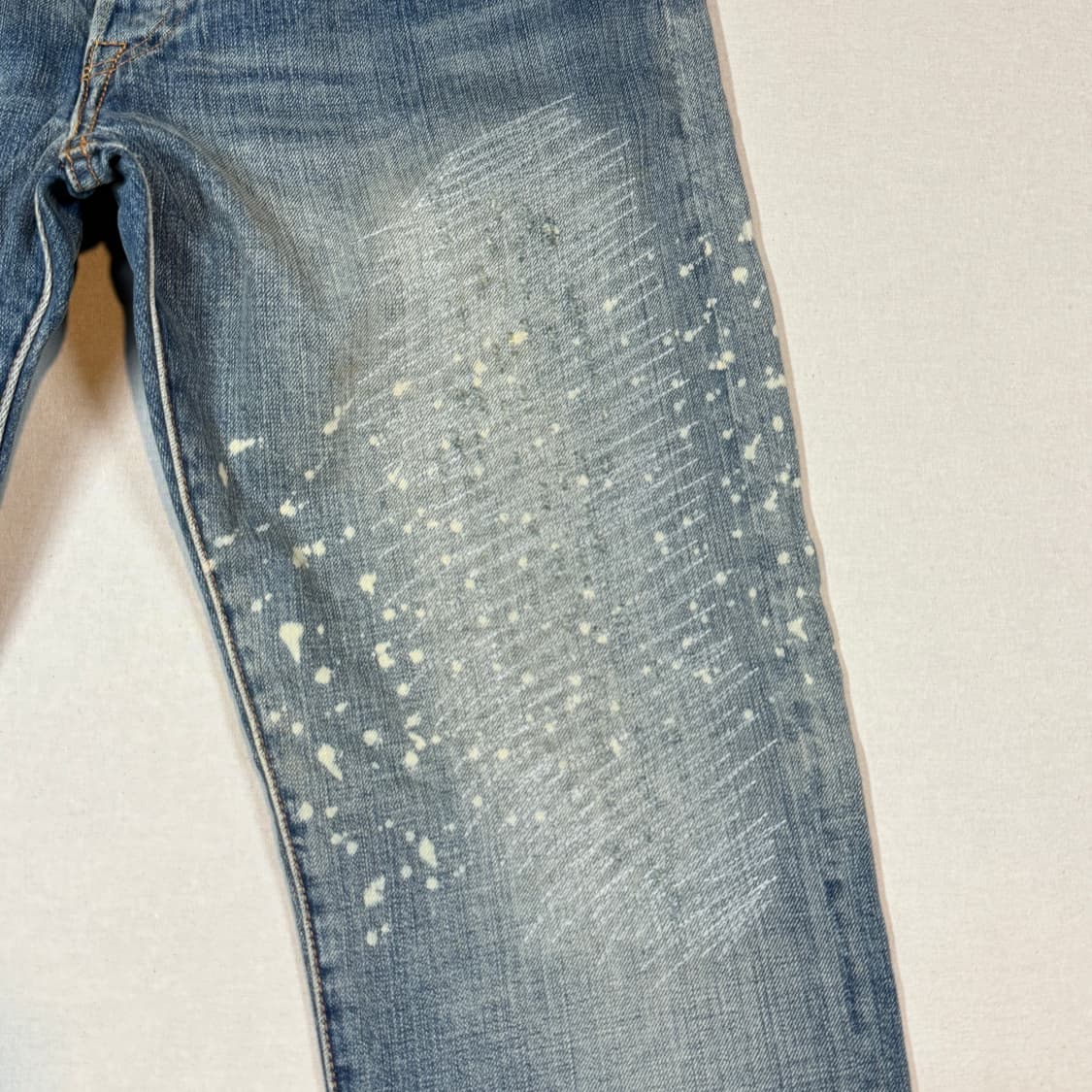 32inch) 리바이스 501 보로 데미지 워싱진 데님 청바지 상품이미지7