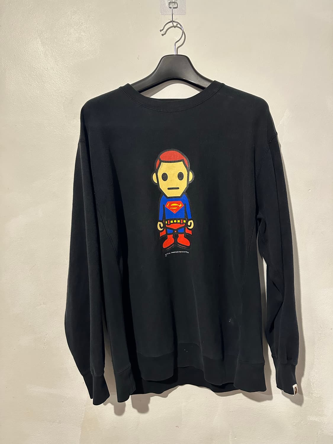 00s 베이프 X DC 슈퍼맨 스웻셔츠  상품이미지1