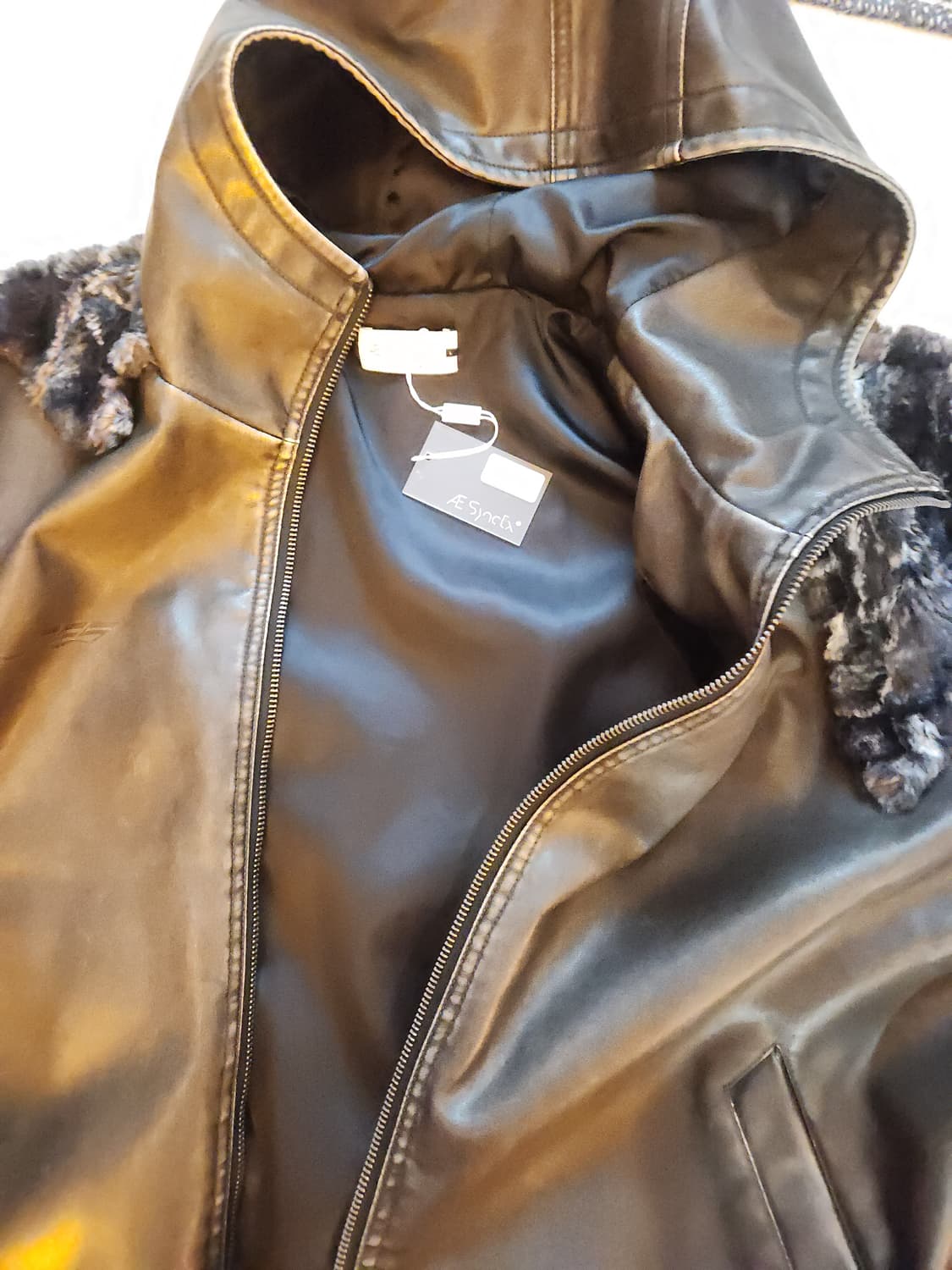 에이시네틱스 퍼 레더자켓L /레이서월드와이드/그레일즈/파아카이브/아이시토 상품이미지4