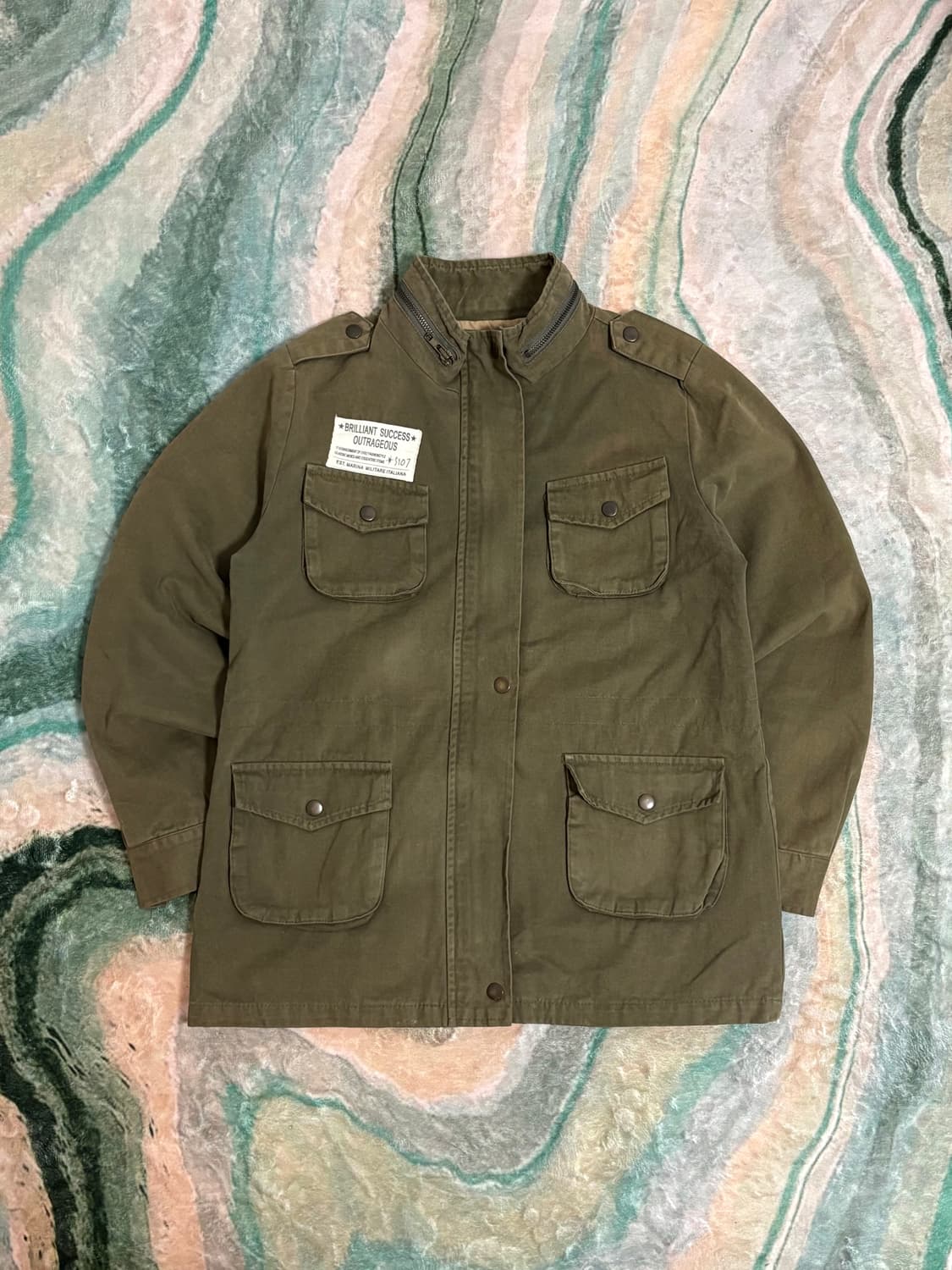 빈티지 밀리터리 필드 자켓 상품이미지1