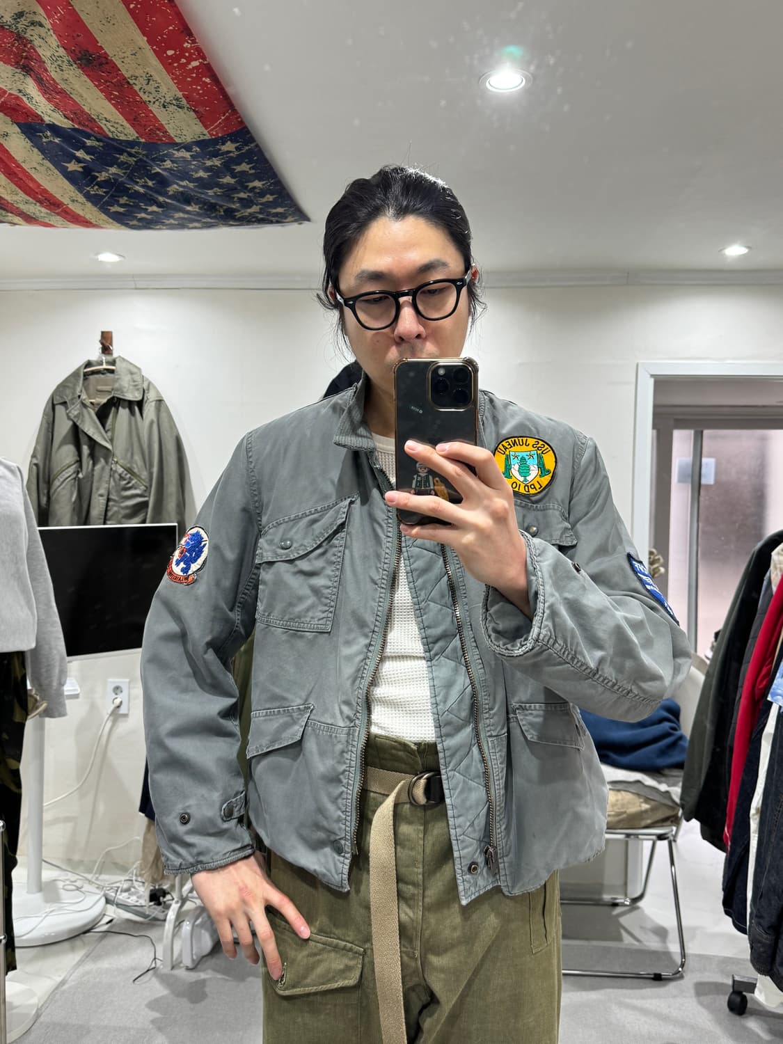 *레어* USAF CWU-7/P 메카닉 자켓 (L) 상품이미지10