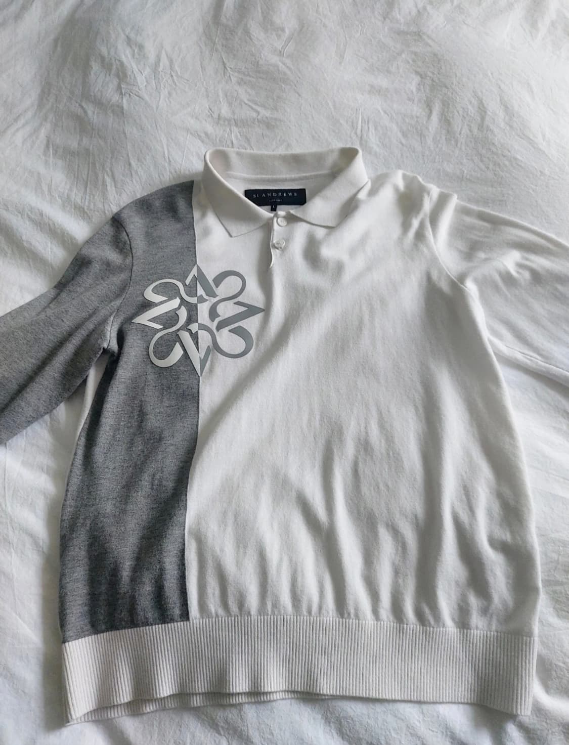 St. Andrews 카라넥 골프 니트 L 상품이미지1