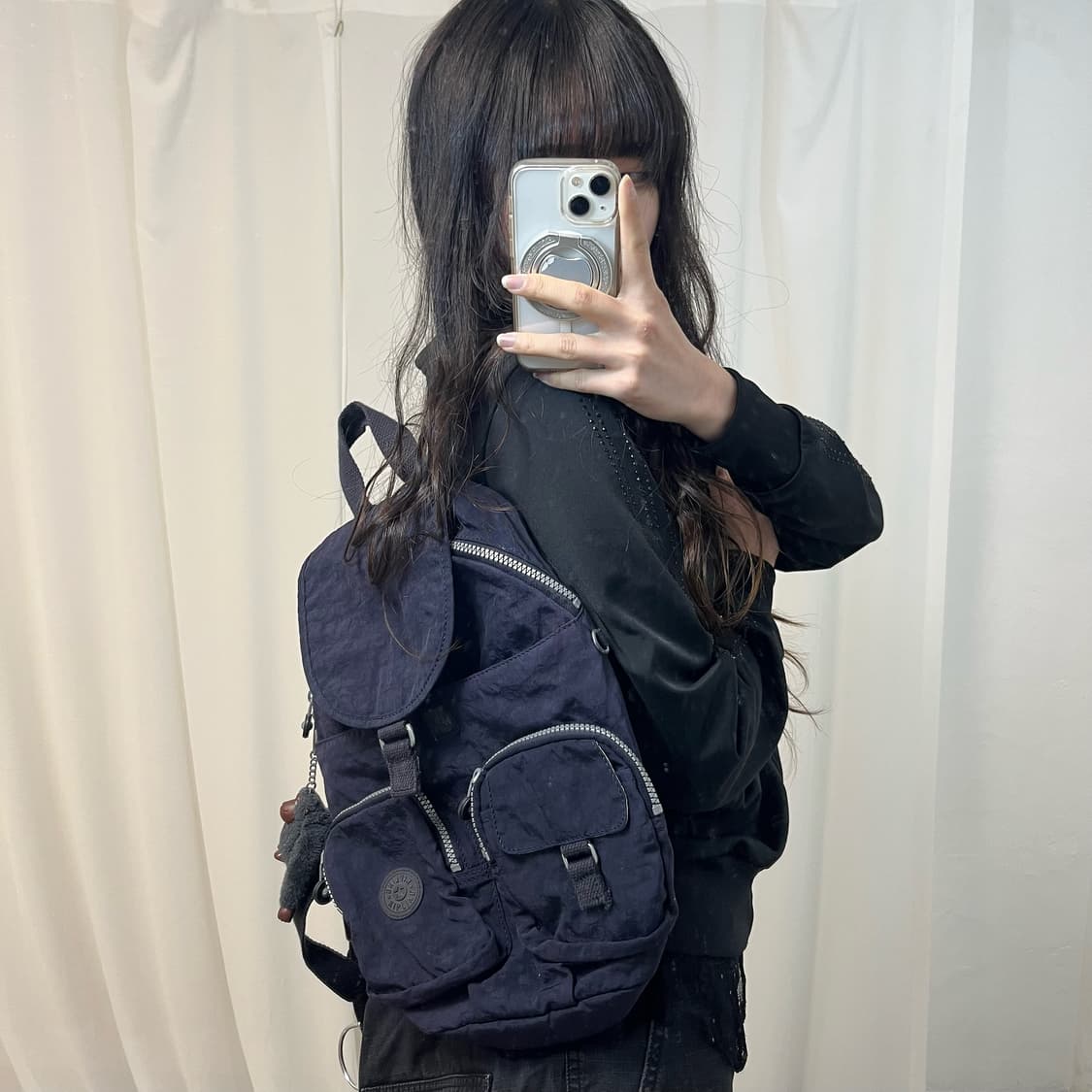 Kipling Navy Backpack 상품이미지1
