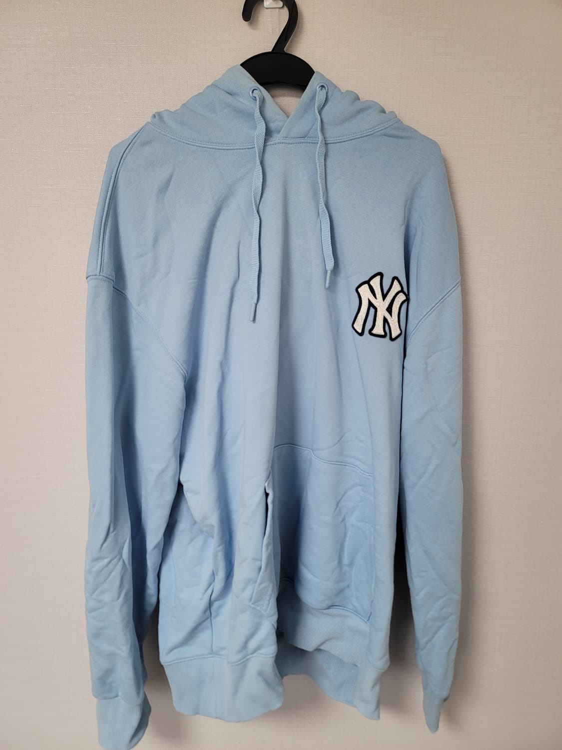 2XL Mlb 모노그램 빅로고 오버핏 후드티 NY 상품이미지1