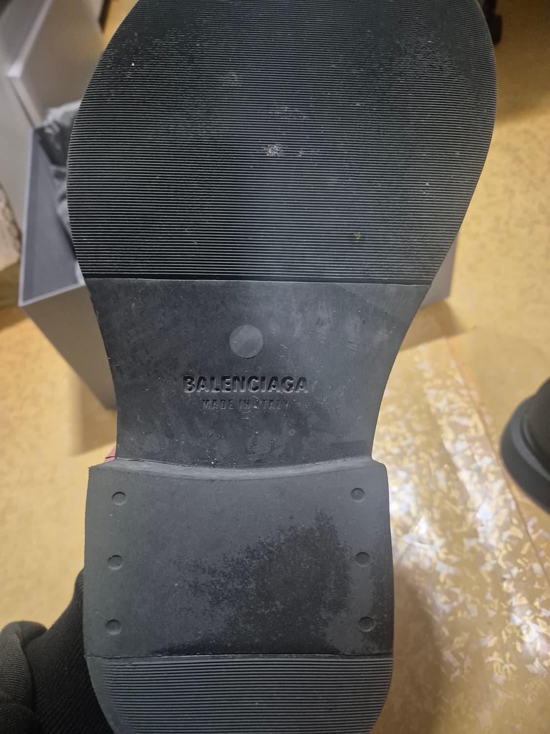 발렌시아가 스테로이드 더비 40 다크 그린 상품이미지4