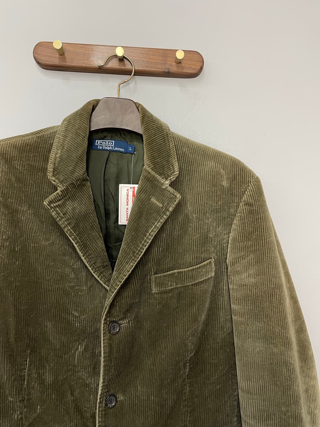 폴로 랄프로렌 00s 카키 코듀로이 블레이저 자켓 H2589 상품이미지3