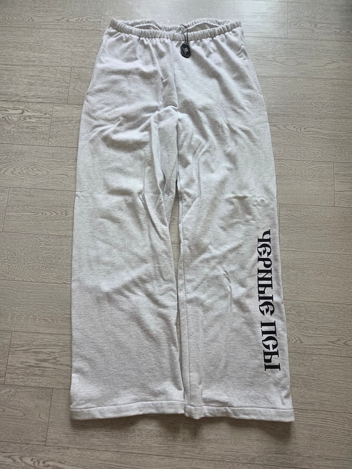 이지 x 고샤 루브친스키 YZY 블랙 독스 조거 헤더 그레이 상품이미지2