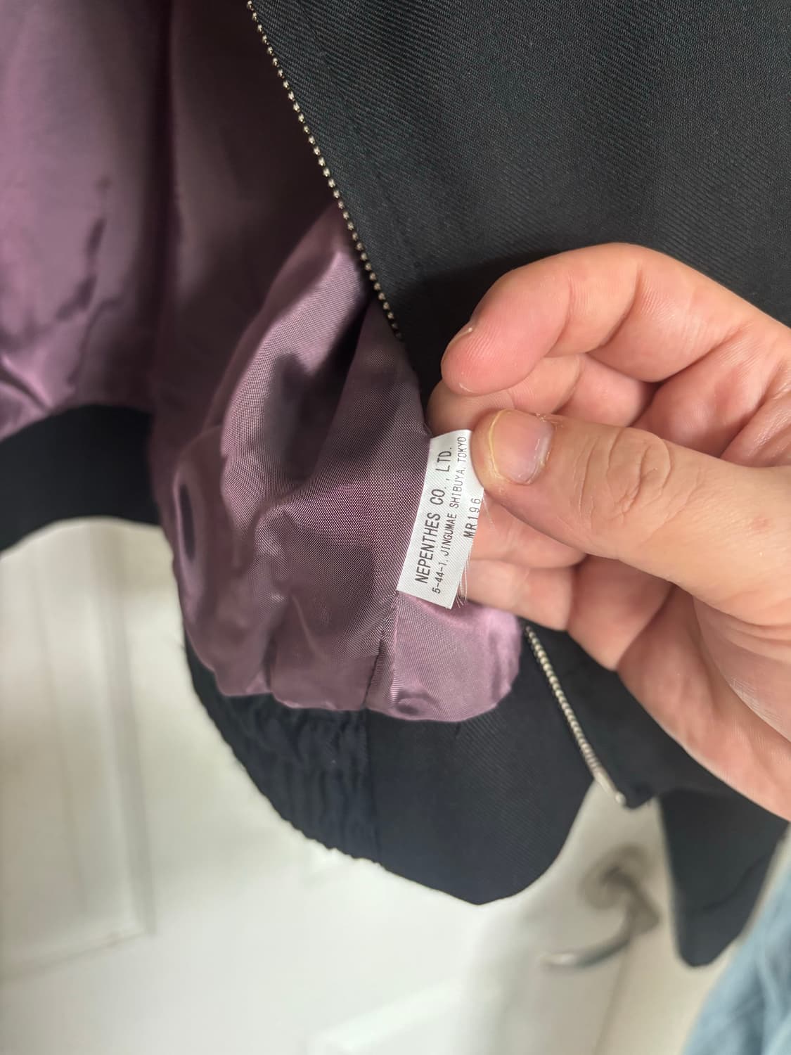 [M] 니들스 스포츠 개버딘 자켓 블랙 상품이미지4