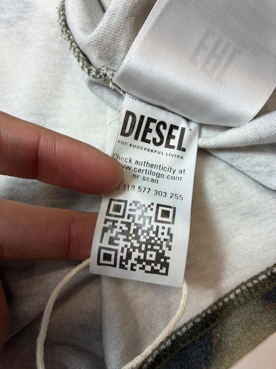 디젤 DIESEL 밀리터리 멀티 패턴 반팔 티셔츠 PN9160 상품이미지10