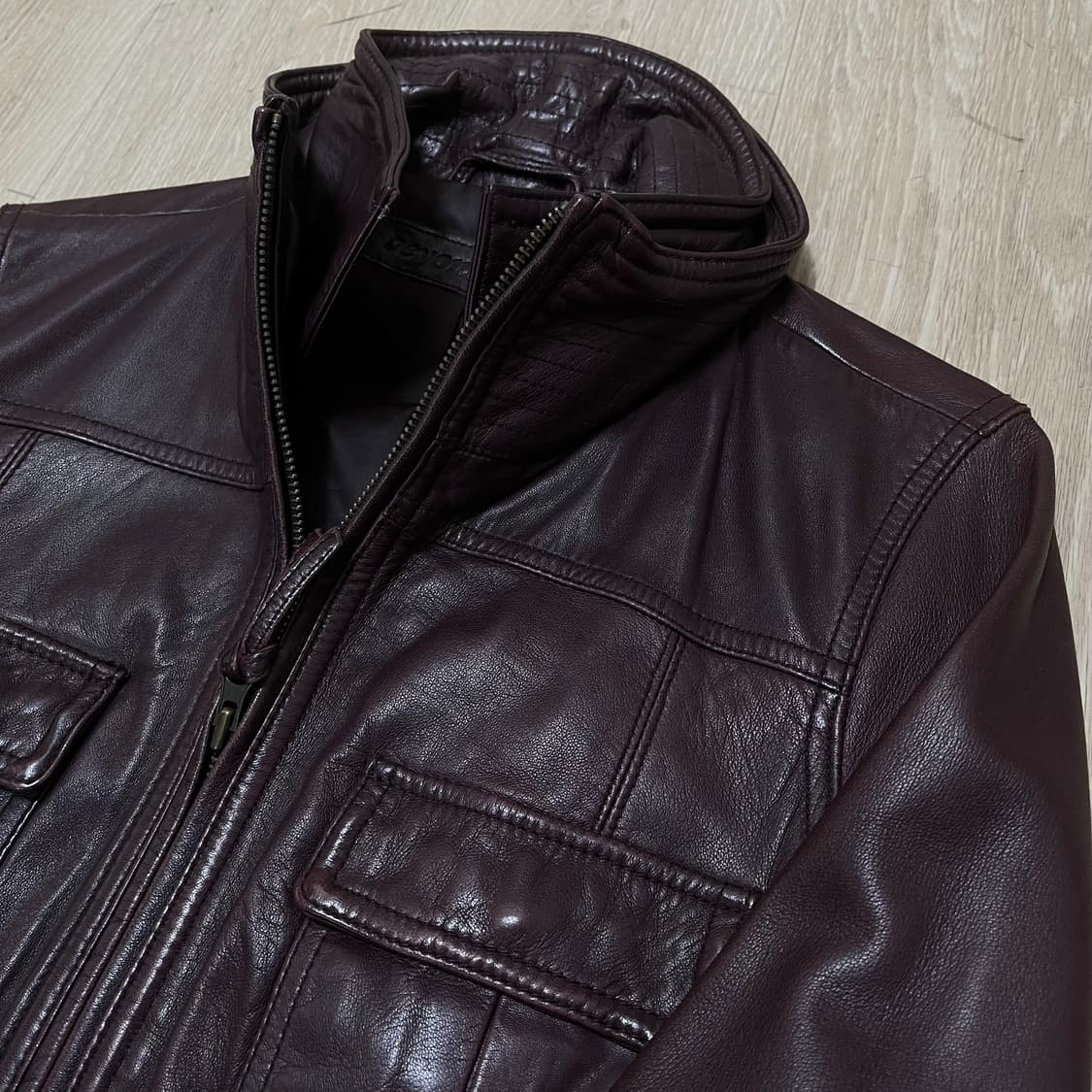 비욘드클로젯 양가죽 멀티 포켓 레더 자켓 88-94-160 상품이미지5