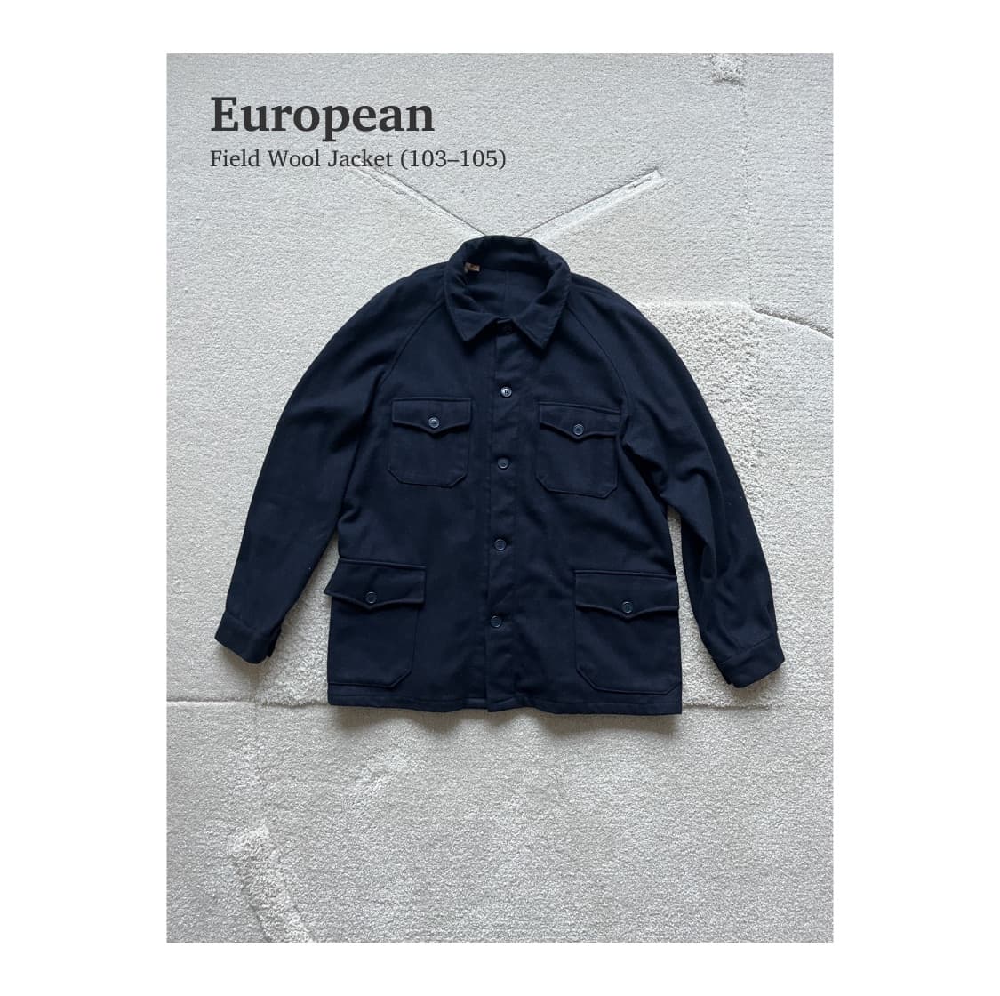 유로피안 프렌치 시빌리언 울 자켓 (103-105) 상품이미지1