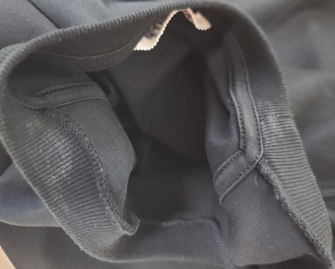 [4] 오라리 LUSTER PLAITING L/S TEE 티셔츠 블랙 상품이미지3