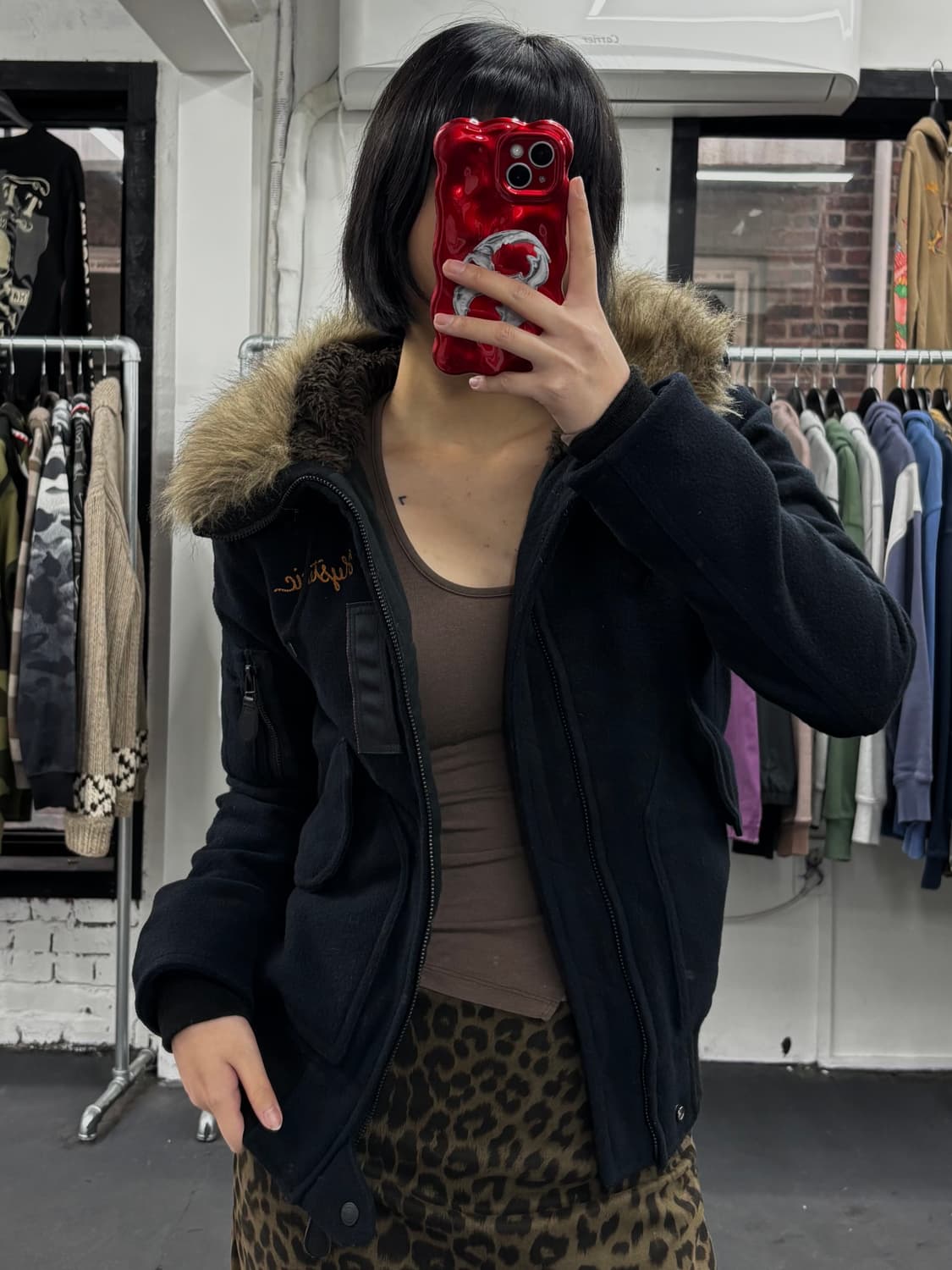 히스테릭 글래머 N2B 퍼후드 자켓 상품이미지3