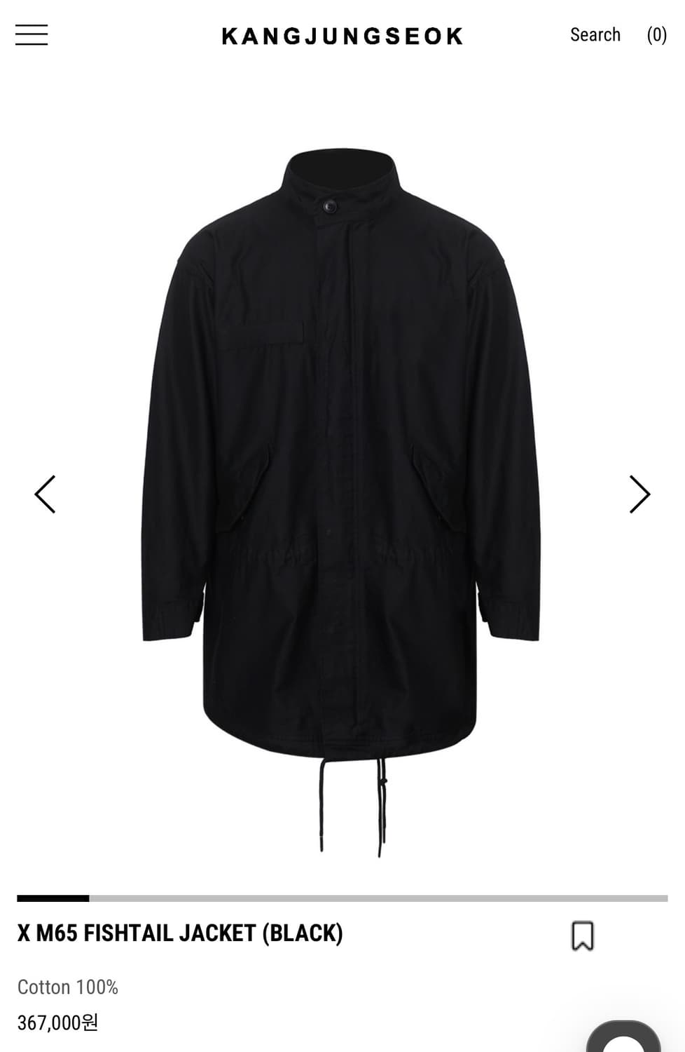 (3) 강정석 M65 피쉬테일 자켓 상품이미지1