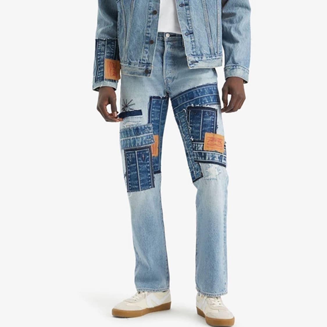 [30]리바이스 501 오리지날 스트레이트 패치 데님진 상품이미지1