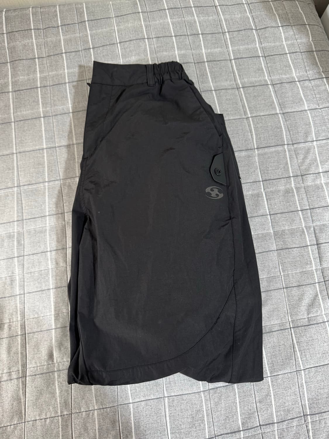 산산기어 사이드 스냅 팬츠 블랙_25SS 상품이미지1