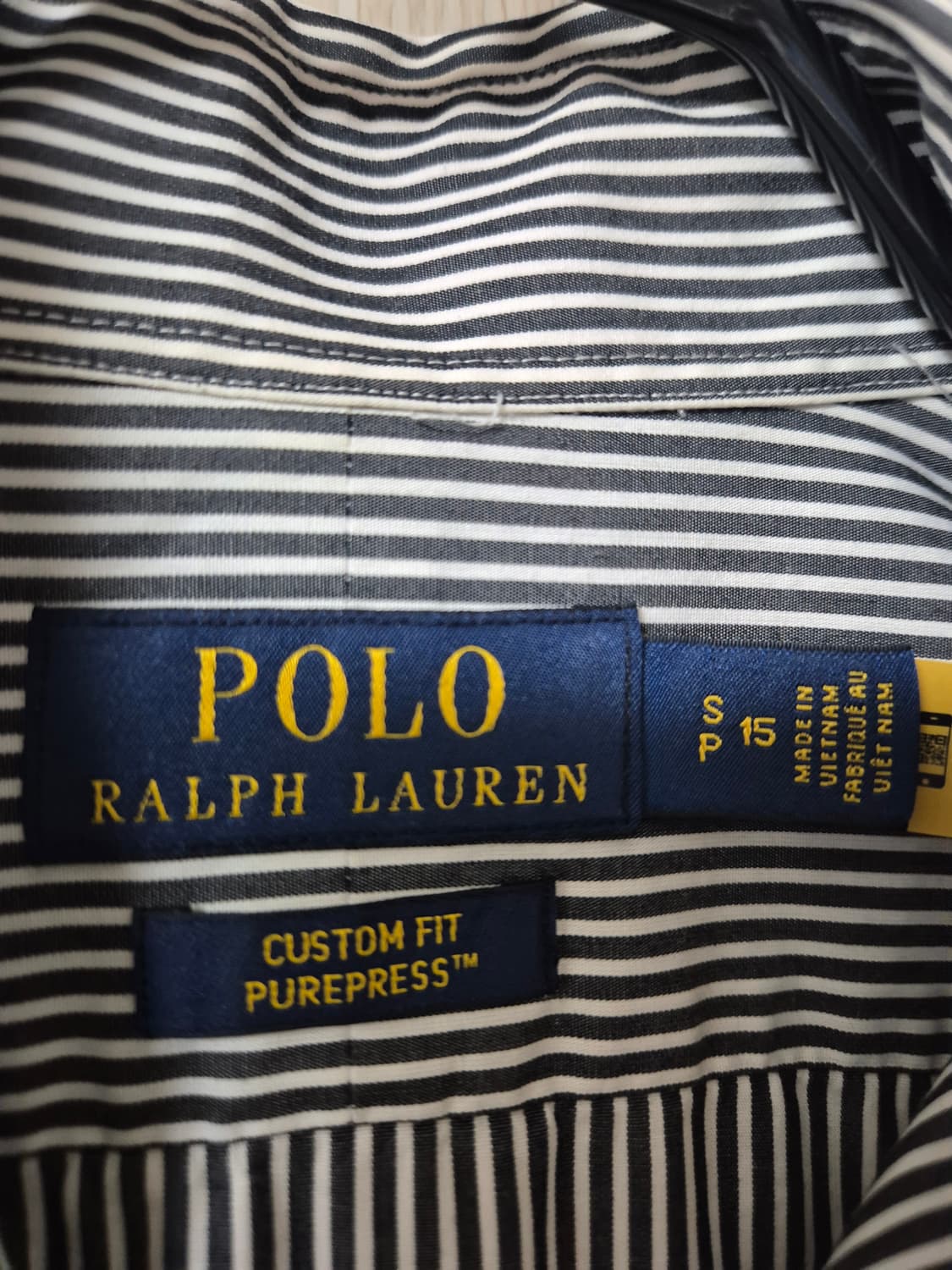 (정품) 폴로 랄프로렌  커스텀핏 포플린 셔츠 스몰 (95) 큐알택 상품이미지6