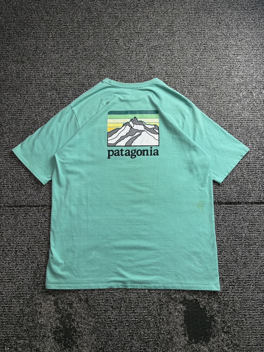 파타고니아 라인로고 릿지 포켓 리스폰서빌리티 티셔츠 3305 상품이미지5