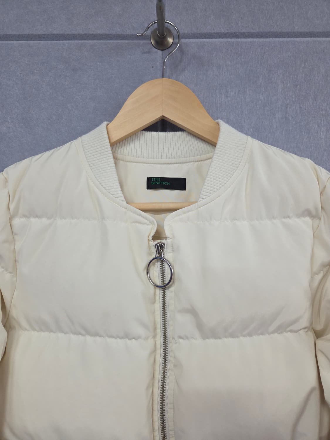STILE BENETTON 스틸 베네통 덕다운 보머 숏패딩 상품이미지2