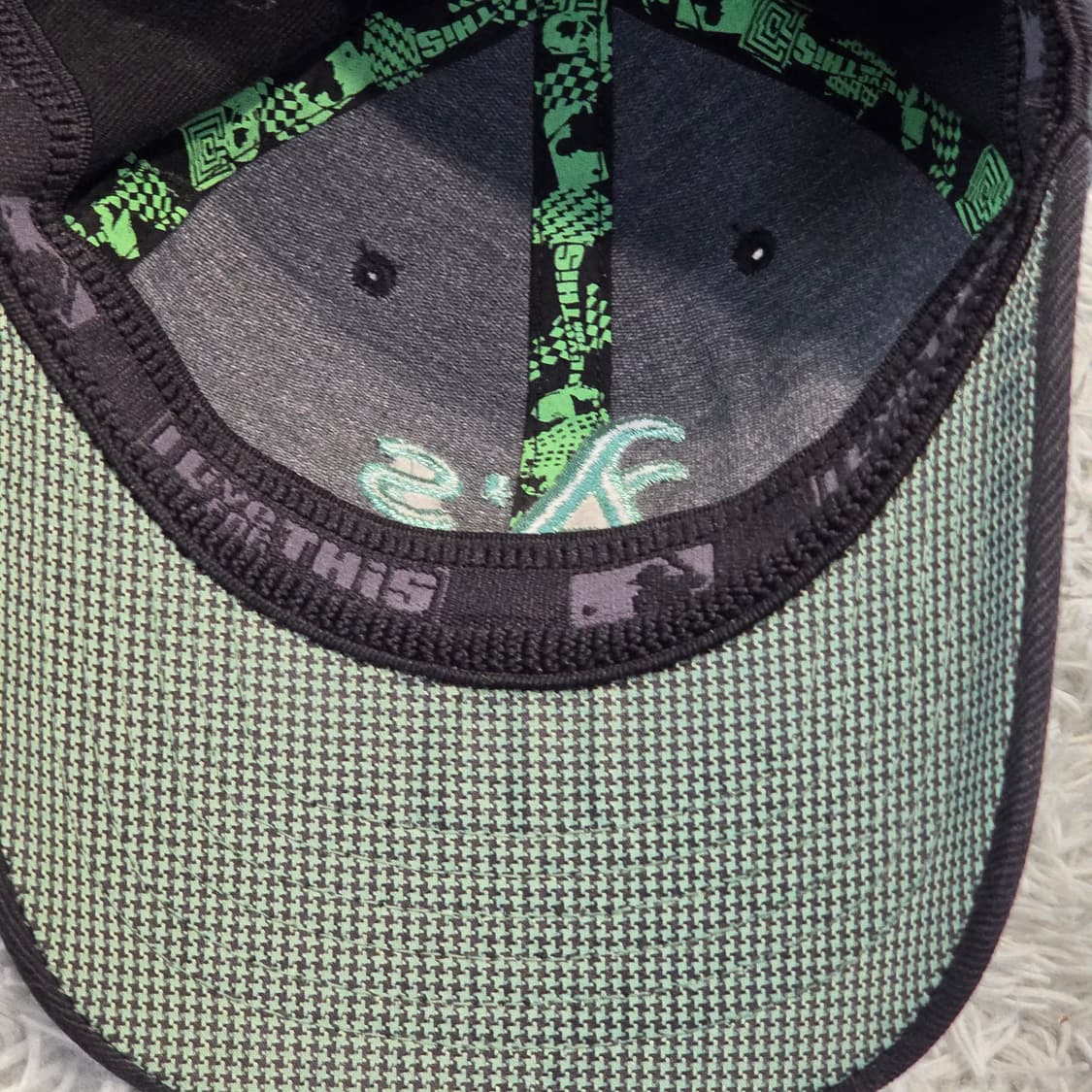 p7-6:엠엘비 오클랜드 애슬레틱스 플렉스핏 볼캡 블랙S-M (56-58 상품이미지7