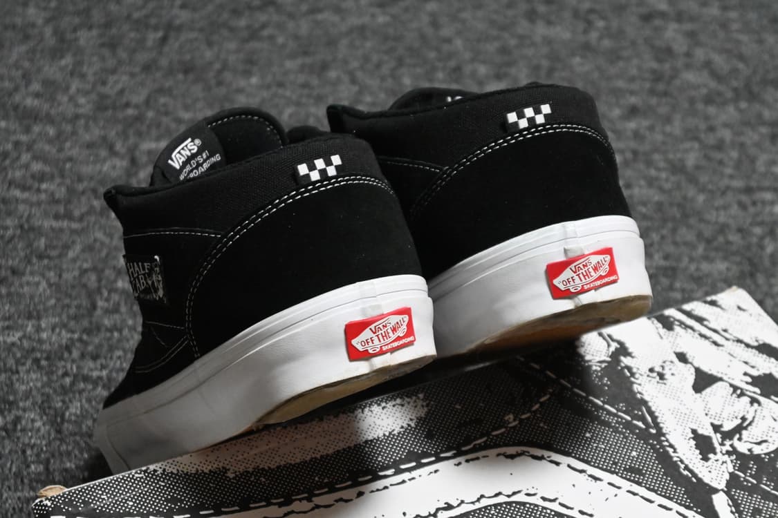 (310) 반스 스케이트 하프캡 검흰 상품이미지6