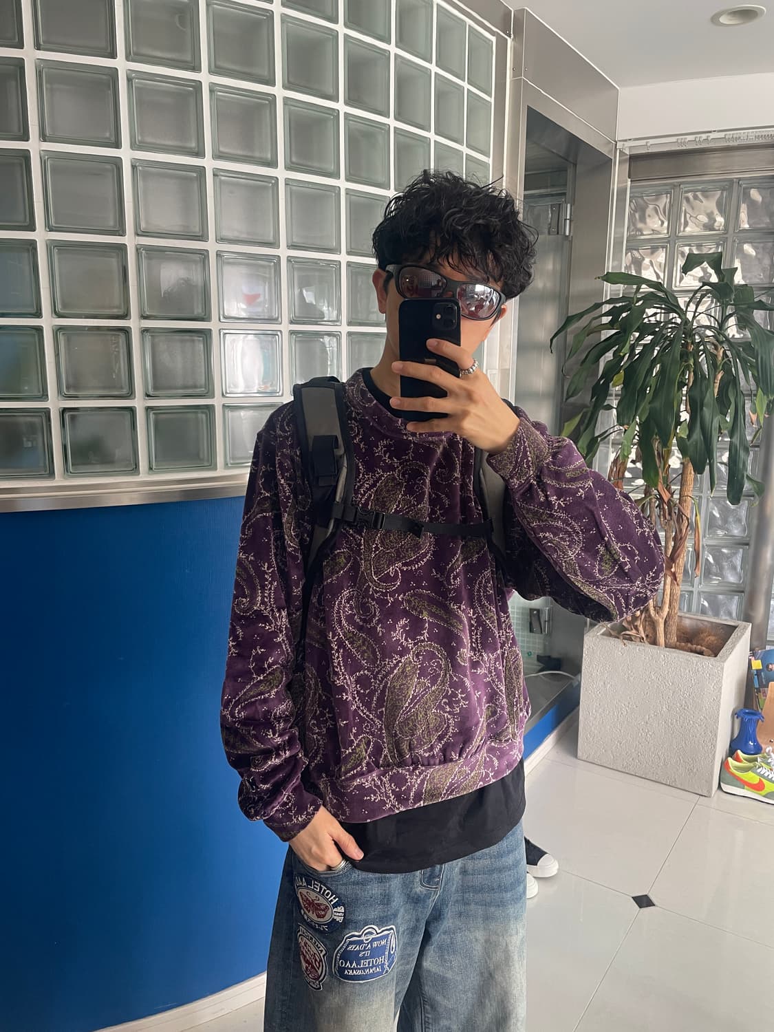 크루넥 셔츠 crew sweat shirt paise 상품이미지1